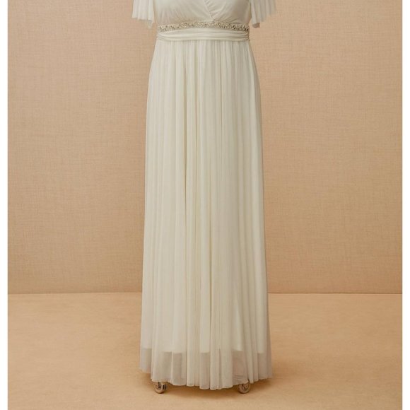 ❤️NWT VINTAGE TORRID EMPIRE WAIST WEDDING DRESS - PEARLS RHINESTONE GOWN SIZE 20 - Picture 12 of 15